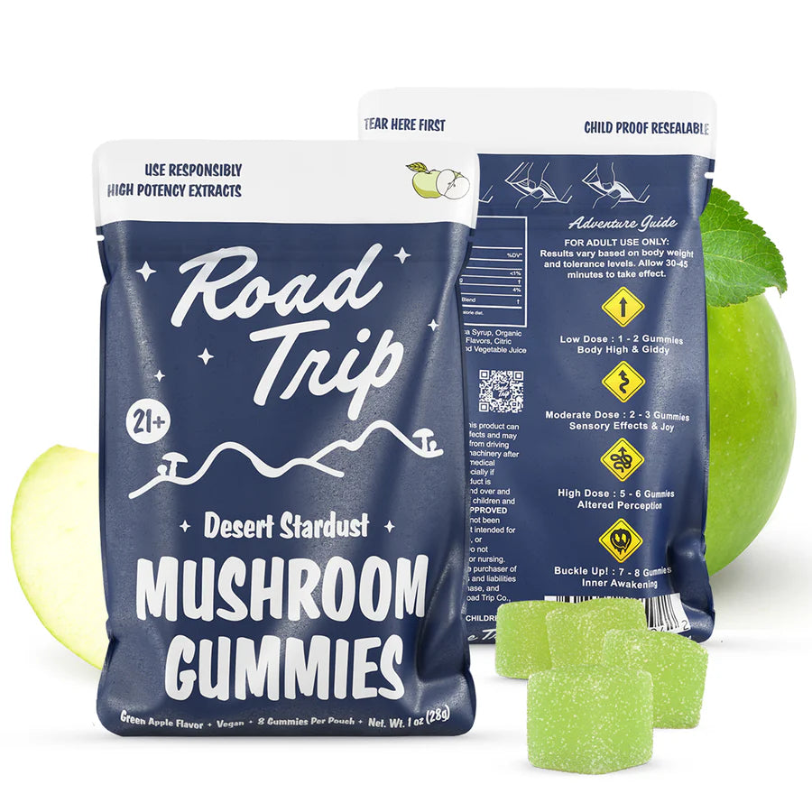 Desert Stardust Mushroom Gummies Green Apple