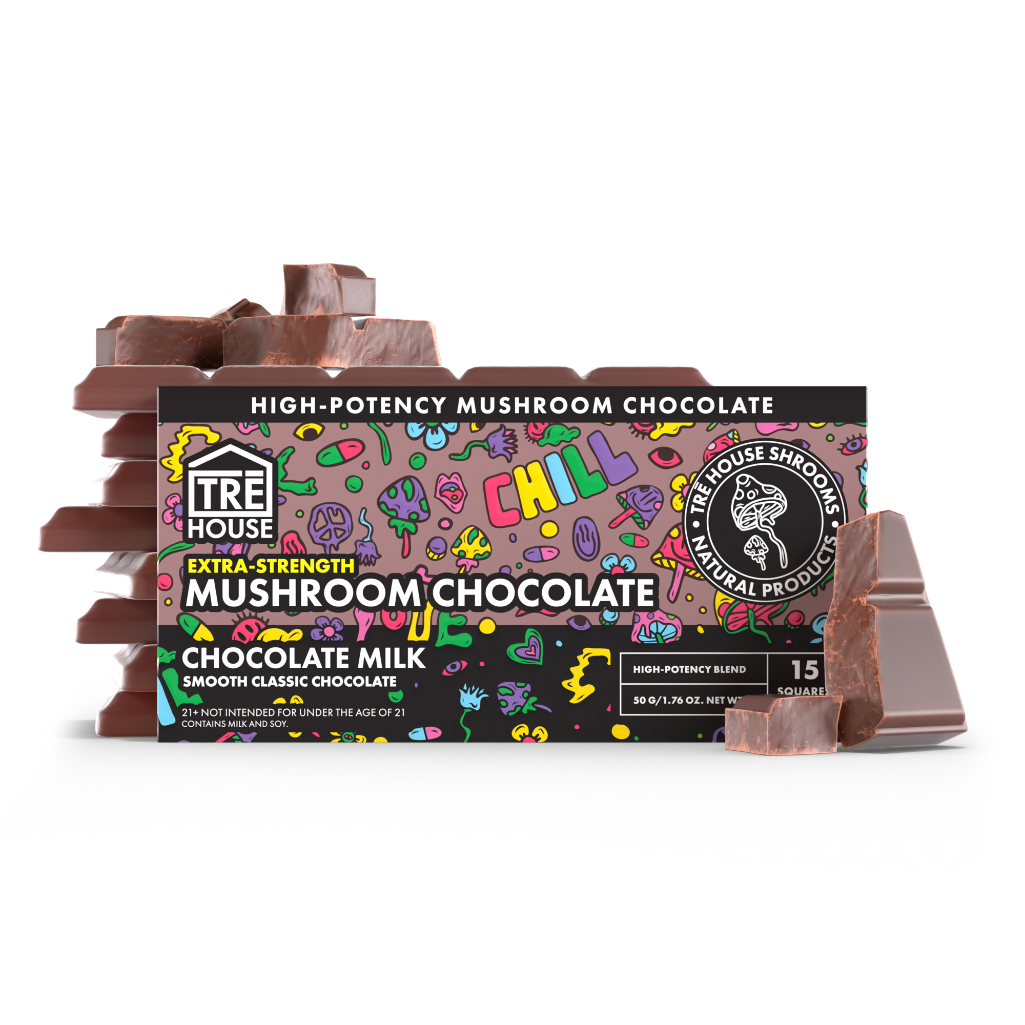 Extra Strength Mushroom Chocolates – Chocolate Milk